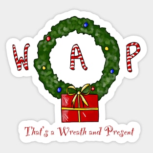 Christmas WAP Sticker